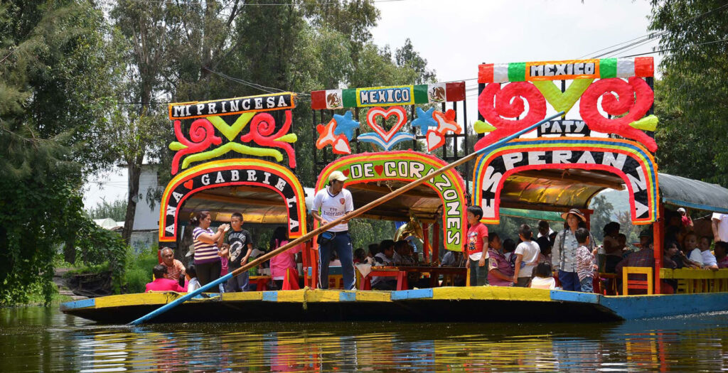 Floating Gardens of Xochimilco boats