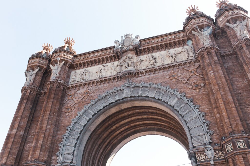 Arc de Triomf of Barcelona Catalonia Spain