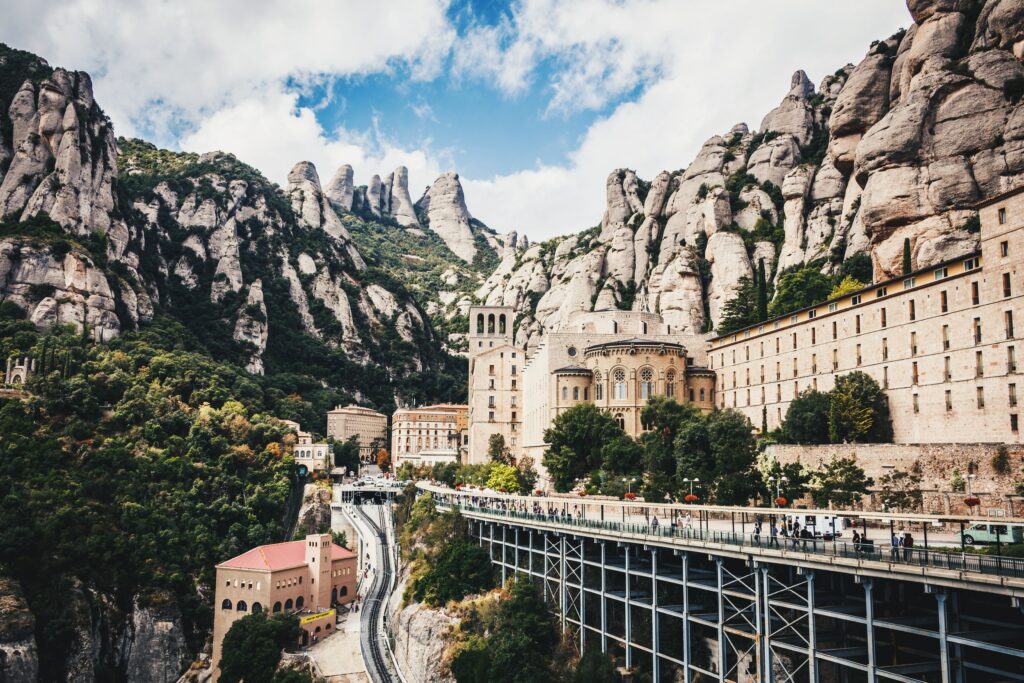 Day trip to Montserrat near Barcelona Catalonia Spain