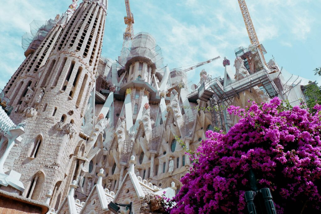 La Sagrada Familia in Barcelona Catalonia Spain